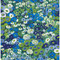 NextWall Floral Meadow - Bright Blue & Sap Green