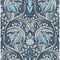 NextWall Bird Ogee - Navy & Sky Blue