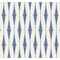 NextWall Striped Ikat - Navy Blue & Linen
