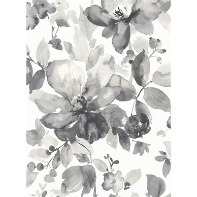 NextWall Watercolor Flower - Inkwell