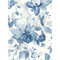 NextWall Watercolor Flower - Bluestone