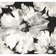 NextWall Graphic Floral - Ebony & Champagne