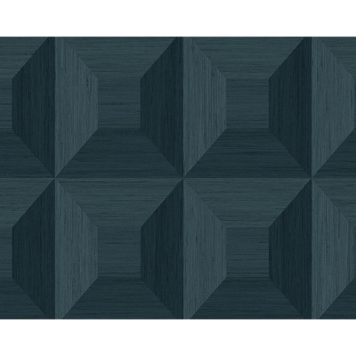 NextWall Quadrant Geo - Denim Blue