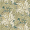 NextWall Floral Folly - Juniper & Parchment
