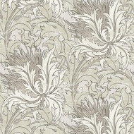 NextWall Floral Folly - Lunar Rock & Pale Oak