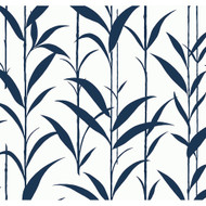 NextWall Bamboo Silhouette - Royal Blue
