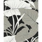 NextWall Elephant Leaves - Ebony & Metallic Silver