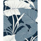 NextWall Elephant Leaves - Blue Lagoon