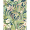 NextWall Blossoming Birds - Fern & Denim Blue