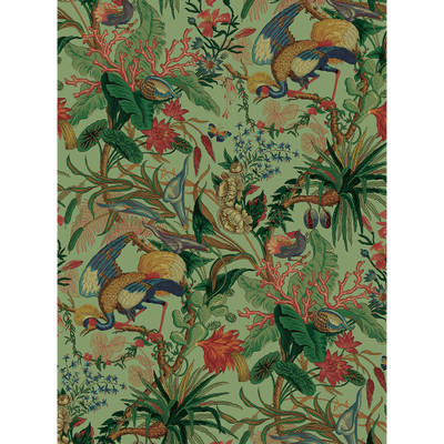 NextWall Tropical Canopy - Seagreen