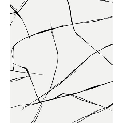NextWall Inkwork Abstract - Ebony & Eggshell