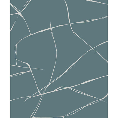 NextWall Inkwork Abstract - Blue Dusk