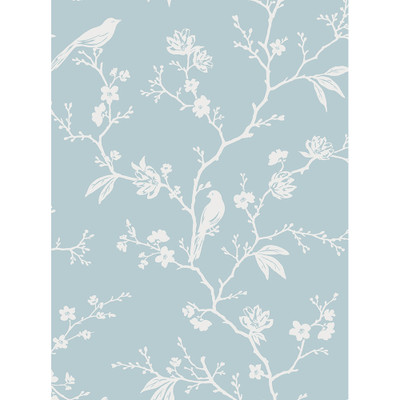 NextWall Songbird Chinoiserie - Blue Skies