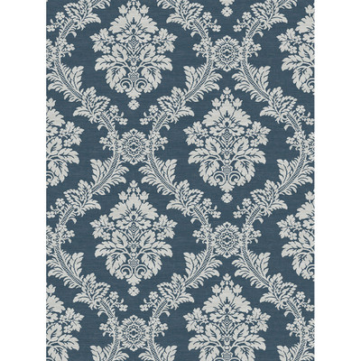 NextWall Seaside Damask - Denim Blue