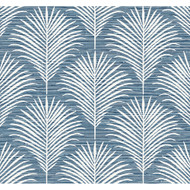 NextWall Grassland Palm - Blue Lagoon