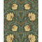 NextWall Pimpernel Garden - Meadow Green & Amber