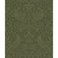 NextWall Tonal Bird Garden - Moss Green