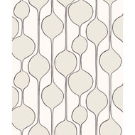 NextWall Bubble Stripe - Marshmallow