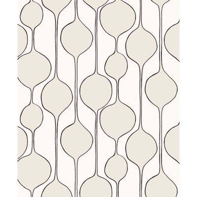 NextWall Bubble Stripe - Marshmallow