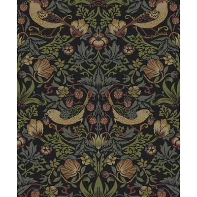 NextWall Strawberry Garden - Black