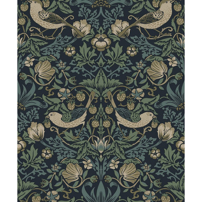 NextWall Strawberry Garden - Blue