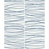 NextWall Wave Lines - Blue