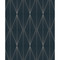 NextWall Geo Diamond - Blue Denim & Pewter