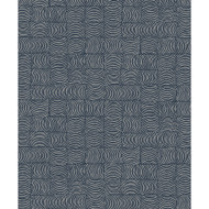 NextWall Organic Squares - Blue Denim