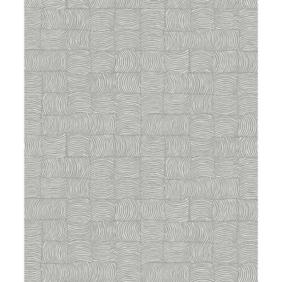 NextWall Organic Squares - Fog Grey