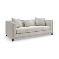 Caracole Tuxedo Sofa - Faux Mohair