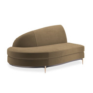 Caracole Three'S Company LAF Chaise - Camel