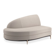 Caracole Three'S Company LAF Chaise - Beige