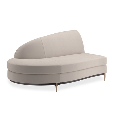 Caracole Three'S Company LAF Chaise - Beige