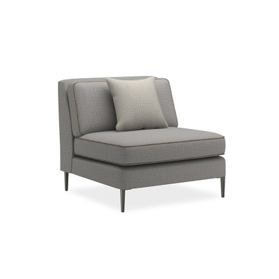 Caracole Remix Armless Chair - Grey