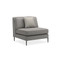 Caracole Remix Armless Chair - Grey
