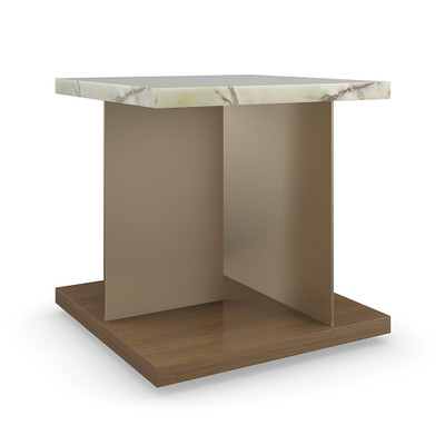 Caracole Cape Verde End Table - Retro Walnut