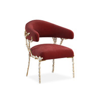 Caracole Glimmer Of Hope Chair - Red