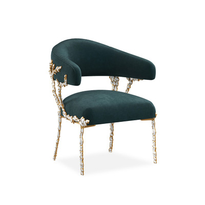 Caracole Glimmer Of Hope Chair - Peacock