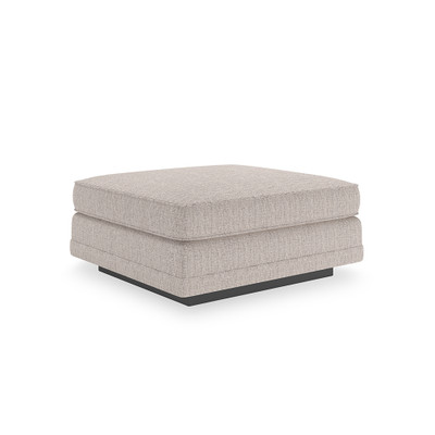 Caracole Fusion Ottoman - Oatmeal