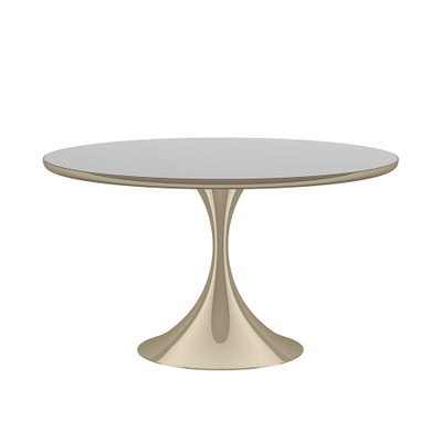 Caracole Semper 54 Round Dining Table - Whisper Of Gold