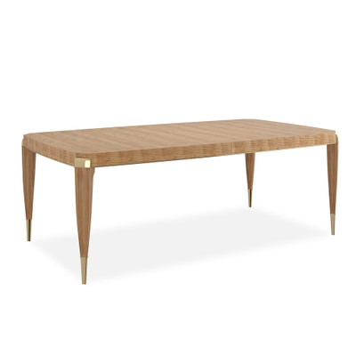 Caracole All Trimmed Out Dining Table - Toasted Sycamore