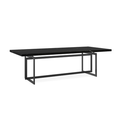 Caracole Wish You Were Here Dining Table - Nero Marguia Marble - Deep Bronze