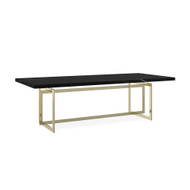 Caracole Wish You Were Here Dining Table - Nero Marguia Marble - Whisper Of Gold