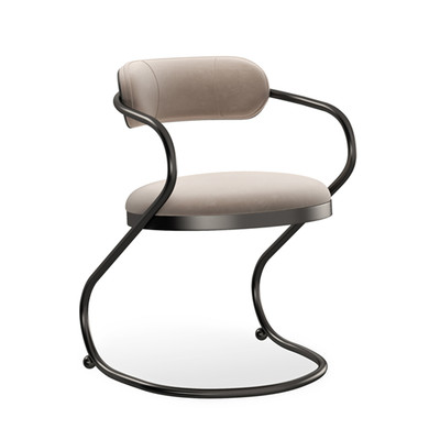 Caracole Retrospect Dining Chair - Deep Bronze