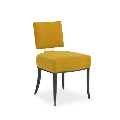 Caracole Reserved Seating Side Chair - Auburn - Seal Skin