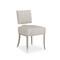 Caracole Reserved Seating Side Chair - Textured Neutral - Soft Silver