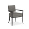 Caracole Reserved Seating Arm Chair - Textured Grey - Seal Skin