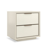 Caracole Double Wrap Nightstand - Almond Milk