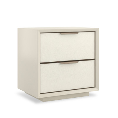 Caracole Double Wrap Nightstand - Almond Milk