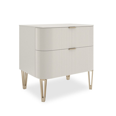 Caracole True Love 26 Nightstand - Matte Pearl